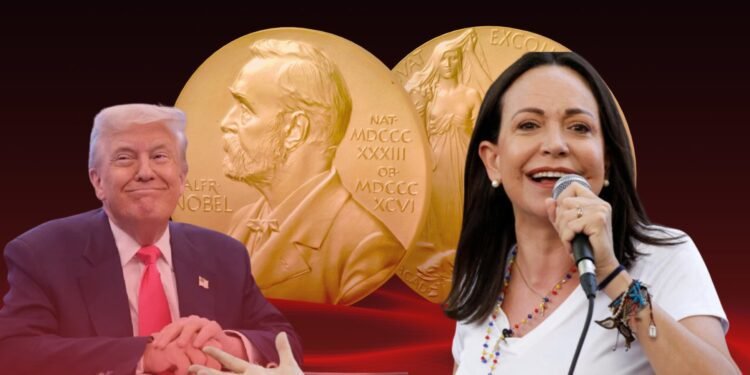 ട്രംപിന് നിരാശ; സമാധാനത്തിനുള്ള നൊബേല്‍ മരിയ കൊറീന മചാഡോയ്ക്ക്; വെനിസ്വേലൻ ജനാധിപത്യ പോരാട്ടത്തിന് ലോകത്തിന്റെ അംഗീകാരം