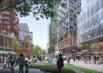 A massive housing project