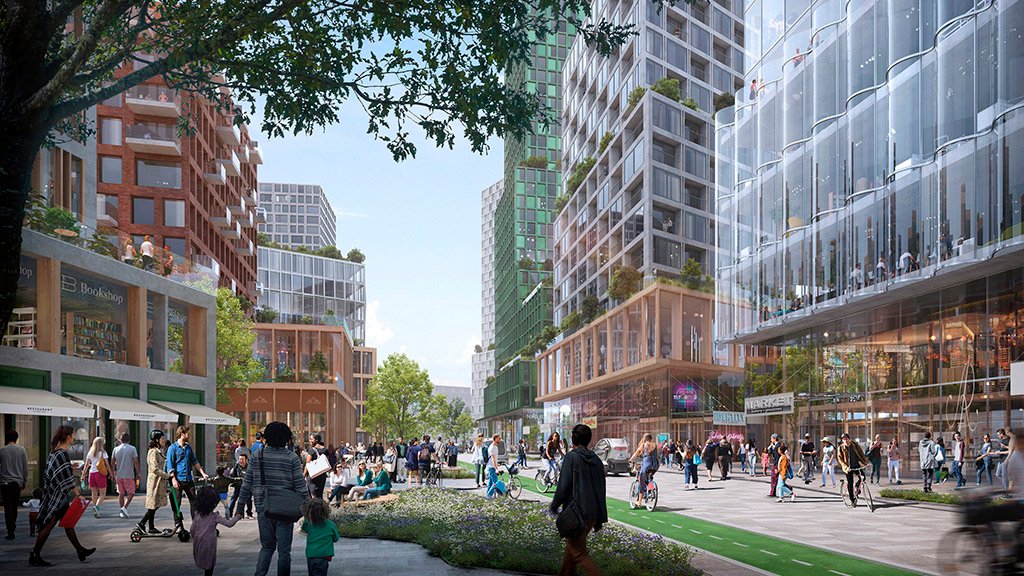 A massive housing project