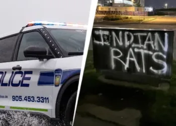 Indian rats: Hate graffiti in Canada