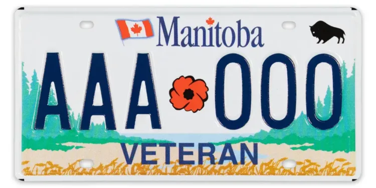 വാഹനങ്ങളിലും ബഹുമതി: മർച്ചന്റ് നേവി, RCMP അംഗങ്ങൾക്കും വെറ്ററൻ പ്ലേറ്റ്; മാനിറ്റോബ നിയമത്തിൽ വിപ്ലവകരമായ മാറ്റം 1 special number plates