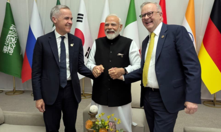 world's leading democracies - India, Australia, and Canada