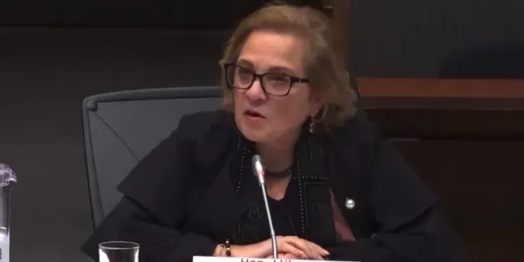 Immigration minister Lena Metlege