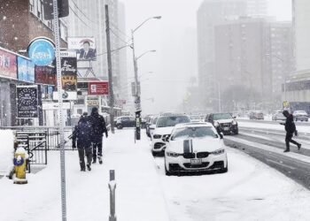 Toronto snow fall