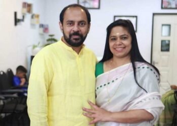 Mario Joseph and his wife Jeeji Mario