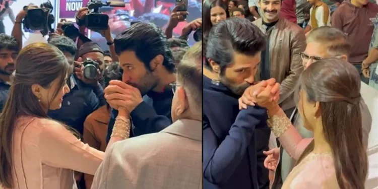 ഇനി മറച്ചുവെക്കുന്നില്ല: വിജയ് ദേവരകൊണ്ട–രശ്മിക മന്ദാന പ്രണയം പുറത്ത് 1 croud