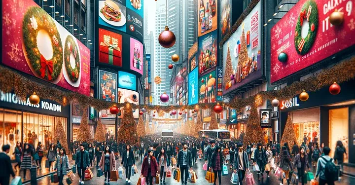 Christmas and New Year frenzy