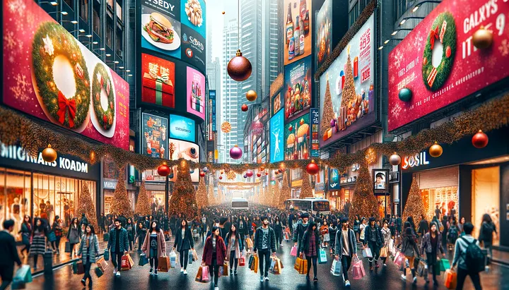 Christmas and New Year frenzy