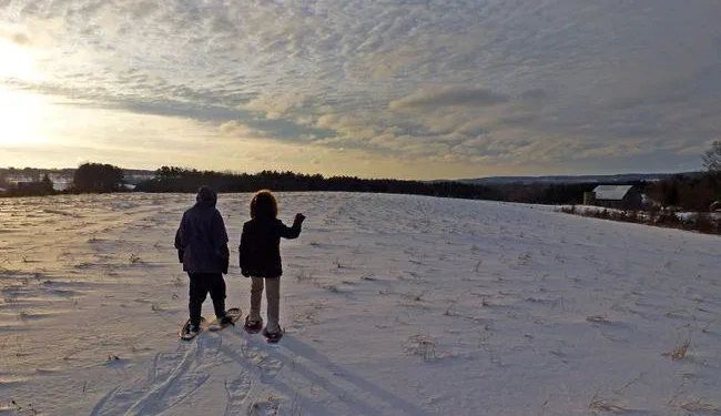 Winter begins in Canada