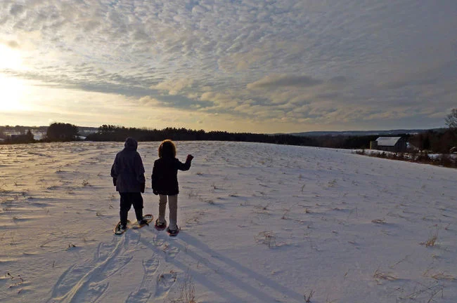 Winter begins in Canada
