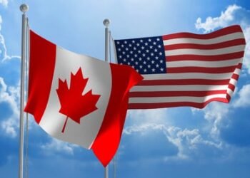 AMERICA CANADA FLAG