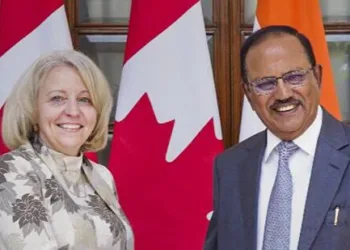 Indian NSA Ajit Doval meets his Canadian counterpart Nathalie G Drouin