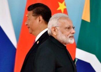 Xi-Jinping and Narendra Modi