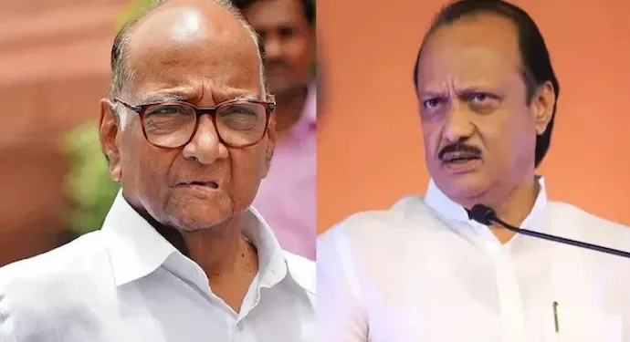 ajith pawar and sharad pawar