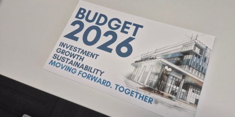 0% നികുതി വർദ്ധനവ്: വിൻസറിൽ 2026-ലേക്കുള്ള ബജറ്റ് പ്രഖ്യാപിച്ചു; വികസനത്തിന് മുൻഗണന