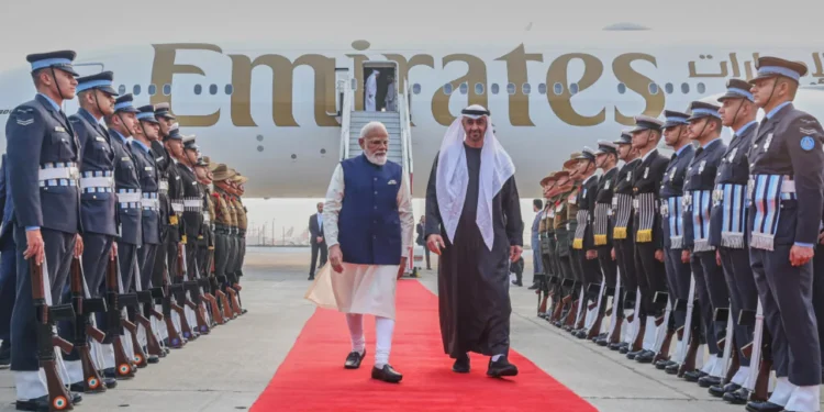 ഇന്ത്യ-യുഎഇ വ്യാപാരലക്ഷ്യം 200 ബില്യൺ ഡോളർ; പ്രതിരോധ-ഊർജ്ജ മേഖലകളിൽ നിർണ്ണായക കരാറുകൾ 1 India-UAE trade