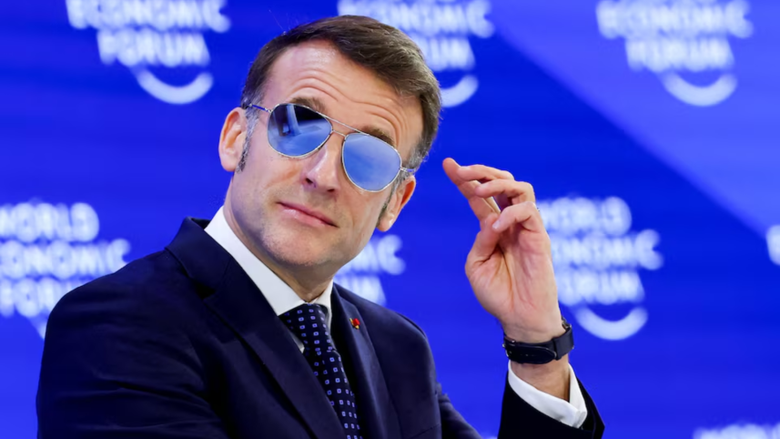 Macron says: we don't give in to bullies