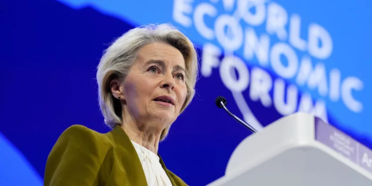 President of the European Commission Ursula von der Leyen