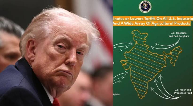 trump india map