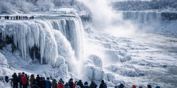 അതിശൈത്യത്തിൽ തണുത്തുറഞ്ഞ് നയാഗ്ര; ദൃശ്യമായത് 2015-ന് ശേഷമുള്ള അപൂർവ്വ പ്രതിഭാസം 1 അതിശൈത്യത്തിൽ തണുത്തുറഞ്ഞ് നയാഗ്ര; ദൃശ്യമായത് 2015-ന് ശേഷമുള്ള അപൂർവ്വ പ്രതിഭാസം