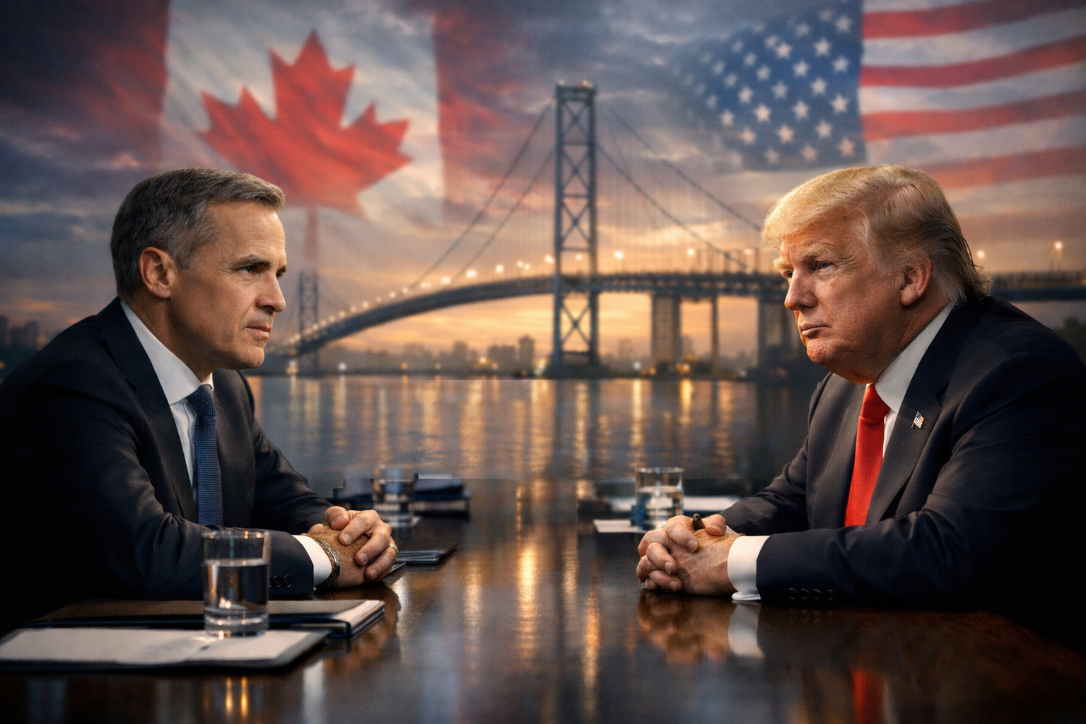 ഗോർഡി ഹൗ പാലം തർക്കം പരിഹരിക്കും; ട്രംപുമായി ചർച്ച നടത്തി പ്രധാനമന്ത്രി മാർക്ക് കാർണി