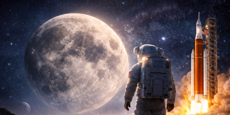 ചന്ദ്രനിലേക്ക് വീണ്ടും മനുഷ്യൻ; ആർട്ടെമിസ് 2 നിർണ്ണായക പരിശോധന ഫെബ്രുവരി 19-ന് 1 ചന്ദ്രനിലേക്ക് വീണ്ടും മനുഷ്യൻ; ആർട്ടെമിസ് 2 നിർണ്ണായക പരിശോധന ഫെബ്രുവരി 19-ന്