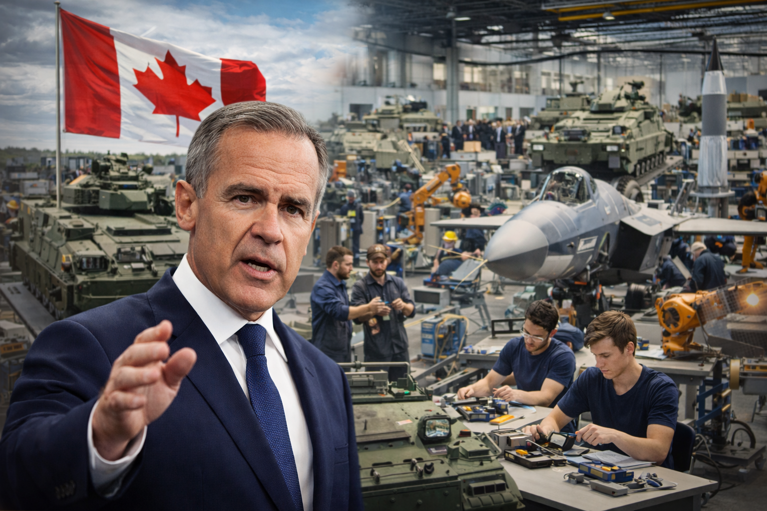 കാനഡ ഇനി സൈനിക നിർമ്മാണ ഹബ്ബ്; പുതിയ പ്രതിരോധ നയവുമായി പ്രധാനമന്ത്രി മാർക്ക് കാർണി