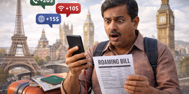 വിദേശയാത്രയിൽ 'റോമിംഗ്' ബിൽ കണ്ട് ഞെട്ടേണ്ട; ഫോൺ നിരക്കുകൾ കുറയ്ക്കാൻ CAA-യുടെ നിർദ്ദേശങ്ങൾ 1 വിദേശയാത്രയിൽ ‘റോമിംഗ്’ ബിൽ കണ്ട് ഞെട്ടേണ്ട; ഫോൺ നിരക്കുകൾ കുറയ്ക്കാൻ CAA-യുടെ നിർദ്ദേശങ്ങൾ