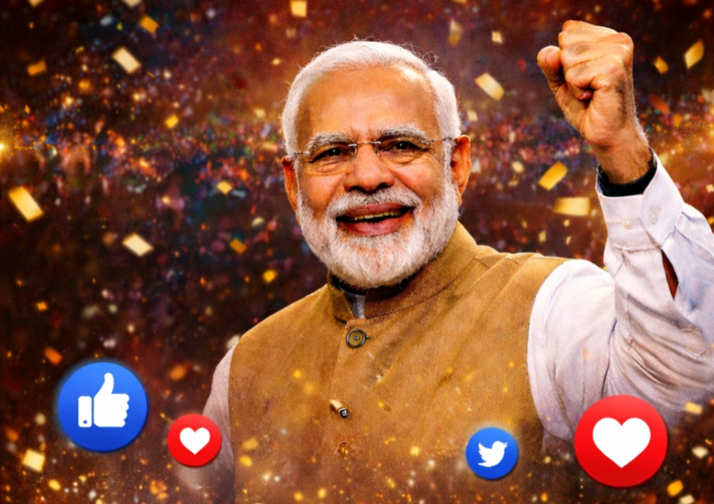 ഡോണാൾഡ് ട്രംപിനെ പോലും കടത്തിവെട്ടി പ്രധാനമന്ത്രി നരേന്ദ്ര മോദി; 10 കോടി ഫോളോവേഴ്‌സുമായി ലോകനേതാക്കളിൽ ഒന്നാമൻ!