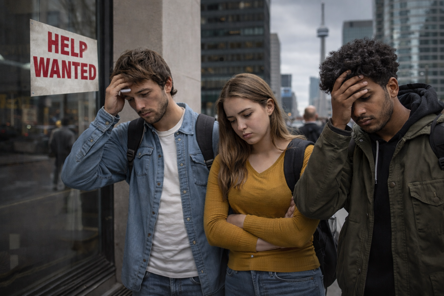 ഒന്റാരിയോയിൽ യുവാക്കൾക്കിടയിൽ സാമ്പത്തിക പ്രതിസന്ധി രൂക്ഷം; തൊഴിലവസരങ്ങളിൽ വൻ ഇടിവ്