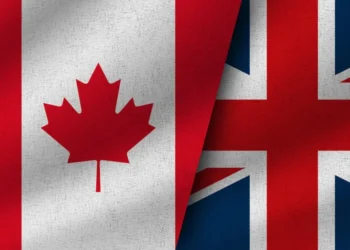 CANADA UK FLAG