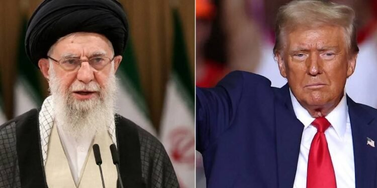 trump and Ali Khamenei