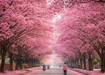 പുകമറയ്ക്കുള്ളിലെ പൂക്കാലം; മുംബൈയുടെ മണ്ണിൽ ജപ്പാൻ വിരുന്നെത്തിയോ? സോഷ്യൽ മീഡിയയിൽ വൈറലായി ഈ വസന്തക്കാഴ്ചകൾ 1 പുകമറയ്ക്കുള്ളിലെ പൂക്കാലം; മുംബൈയുടെ മണ്ണിൽ ജപ്പാൻ വിരുന്നെത്തിയോ? സോഷ്യൽ മീഡിയയിൽ വൈറലായി ഈ വസന്തക്കാഴ്ചകൾ