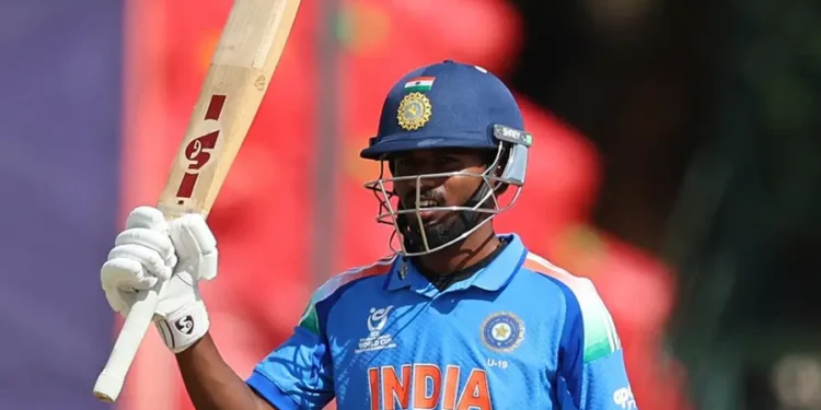 മലയാളി കരുത്ത്! അഫ്ഗാനിസ്താനെ വിറപ്പിച്ച് ആരോൺ ജോർജിന്റെ സെഞ്ചുറി, ഇന്ത്യ U-19 ലോകകപ്പ് ഫൈനലിൽ 1 aaron george