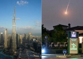 ഇറാന്റെ മിസൈൽ വർഷത്തിൽ വിറച്ച് യുഎഇ; അബുദാബിയിൽ മരണം, നാലുപേര്‍ക്ക് പരുക്ക്, ബുർജ് ഖലീഫ ഒഴിപ്പിച്ചു