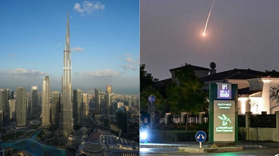 ഇറാന്റെ മിസൈൽ വർഷത്തിൽ വിറച്ച് യുഎഇ; അബുദാബിയിൽ മരണം, നാലുപേര്‍ക്ക് പരുക്ക്, ബുർജ് ഖലീഫ ഒഴിപ്പിച്ചു