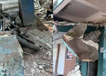 കോഴിക്കോട് വലിയങ്ങാടിയിൽ കെട്ടിടത്തിന്റെ സ്ലാബ് തകർന്ന് വീണ് മൂന്ന് ചുമട്ടുതൊഴിലാളികൾക്ക് ദാരുണാന്ത്യം