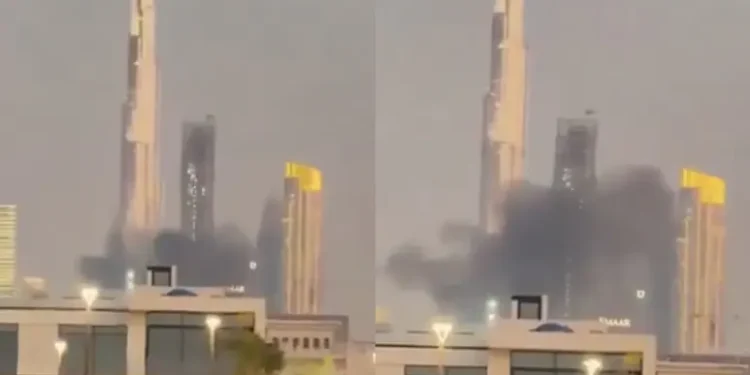 ബുർജ് ഖലീഫക്ക് സമീപം സ്ഫോടനം; ആളുകളെ ഒഴിപ്പിച്ചു; സ്ഫോടന ദൃശ്യങ്ങൾ പുറത്ത് വിട്ട് അന്താരാഷ്ട്ര മാധ്യമങ്ങൾ