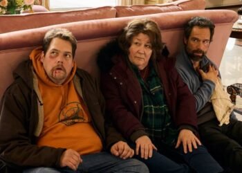 A scene from The Sticky, Amazon’s comedic take on the infamous Canadian maple syrup heist