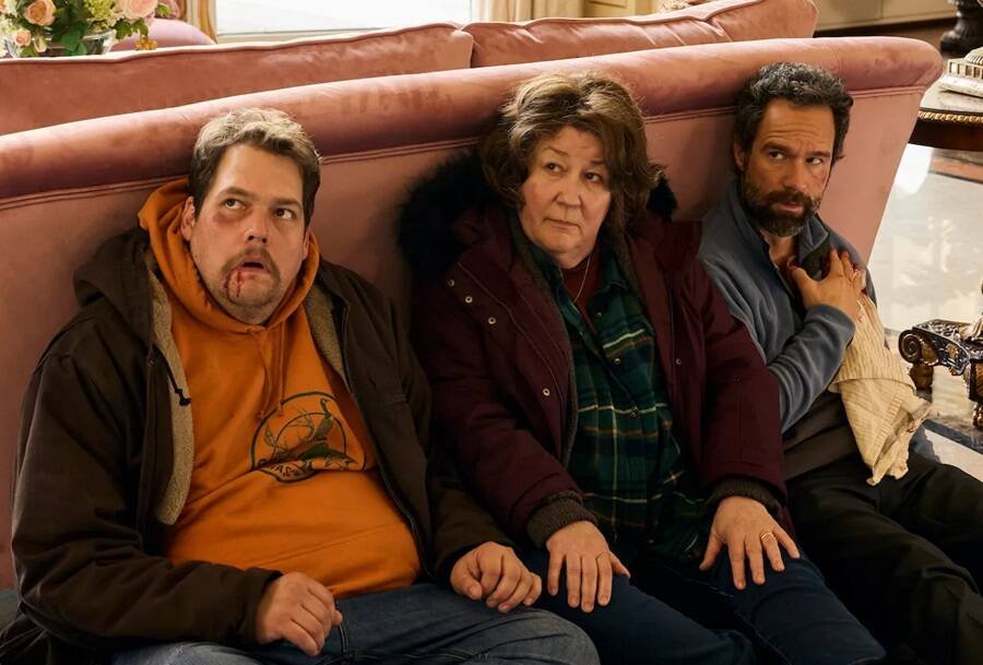 A scene from The Sticky, Amazon’s comedic take on the infamous Canadian maple syrup heist