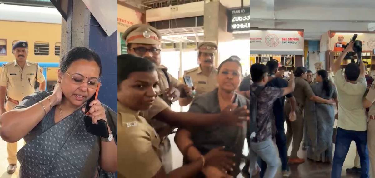 കണ്ണൂരിൽ മന്ത്രി വീണാ ജോർജിന് നേരെ കെഎസ്‌യു പ്രവർത്തകരുടെ കയ്യേറ്റം; പ്രതിഷേധത്തിനിടെ കൈക്കും കഴുത്തിനും പരിക്ക്