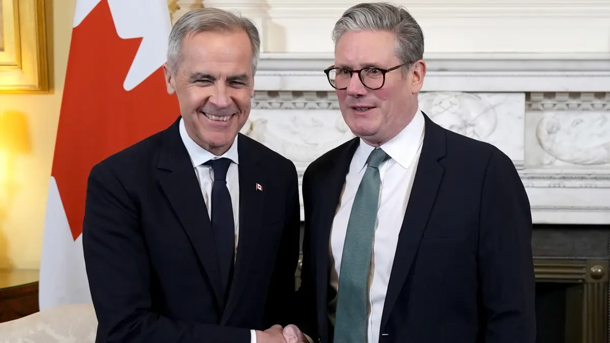 മാർക്ക് കാർണിയും കെയർ സ്റ്റാർമറും ലണ്ടനിൽ കൂടിക്കാഴ്ച നടത്തി; ഇറാൻ യുദ്ധവും ആഗോള സുരക്ഷയും ചർച്ചയായി