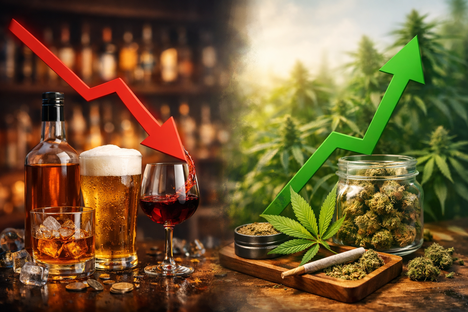 മദ്യം ഔട്ട്, കഞ്ചാവ് ഇൻ? കാനഡയിൽ മദ്യവിൽപനയിൽ വൻ ഇടിവ്, പുതിയ കണക്കുകൾ ഇങ്ങനെ!