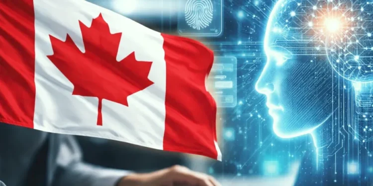 canada flag and ai