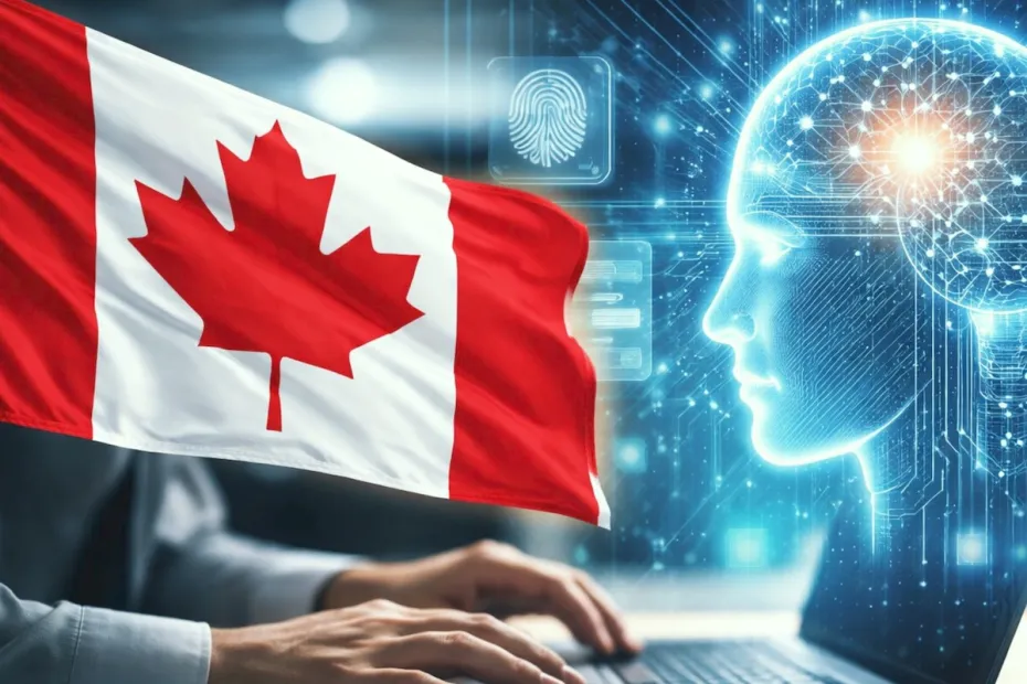 canada flag and ai
