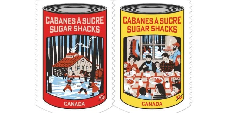 Canada Post has released two stamps honouring Quebec’s iconic sugaring-off season.