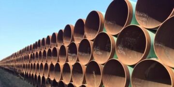 Pipes meant for the defunct Keystone XL project