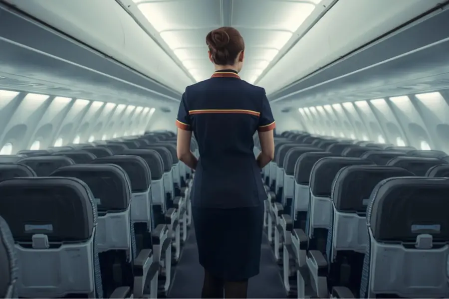 വിമാനത്തിനുള്ളിൽ എയർ ഹോസ്റ്റസിനോട് ലൈംഗികാതിക്രമം; ഇന്ത്യൻ യുവാവ് പിടിയിൽ