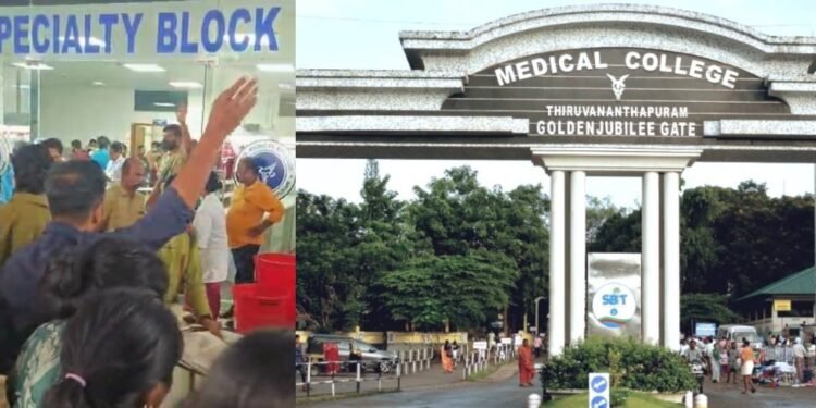 തിരുവനന്തപുരം മെഡിക്കൽ കോളേജിലെ അത്യാഹിത വിഭാഗത്തിൽ തീപിടിത്തം; രോഗികളെ അടിയന്തരമായി മാറ്റിപ്പാർപ്പിച്ചു