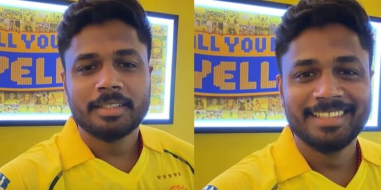 'ഇനി നമ്മൾ മഞ്ഞ'; മലയാളി ആരാധകരോട് വിസിലടിക്കാൻ പറഞ്ഞ് സഞ്ജു സാംസൺ; വീഡിയോ ഏറ്റെടുത്ത് സോഷ്യൽ മീഡിയ 1 ‘ഇനി നമ്മൾ മഞ്ഞ’; മലയാളി ആരാധകരോട് വിസിലടിക്കാൻ പറഞ്ഞ് സഞ്ജു സാംസൺ; വീഡിയോ ഏറ്റെടുത്ത് സോഷ്യൽ മീഡിയ